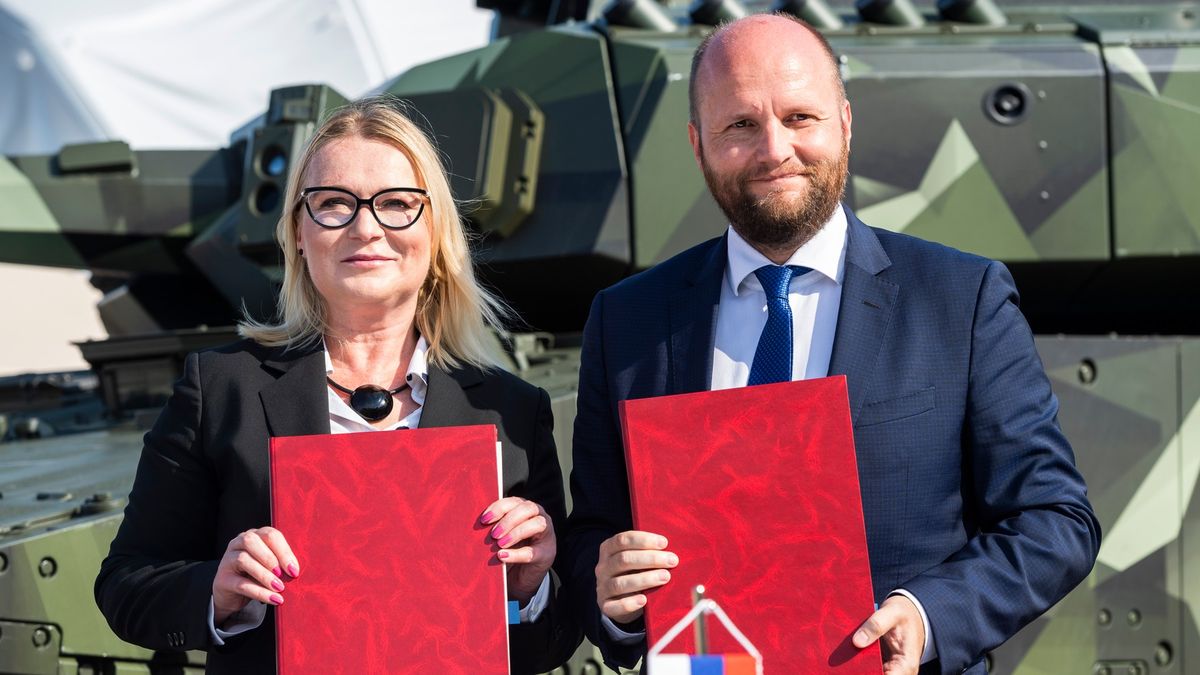 Česko a Slovensko nakoupí
společně obrněnce CV90